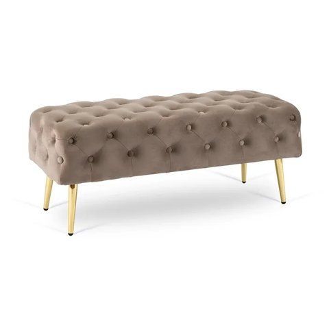 Лава бархатная MEBEL ELITE VERA Velvet Бежевый фотография
