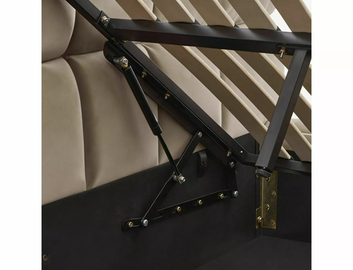 Ліжко PARMA VELVET Signal 140x200 Темний Беж фотографія