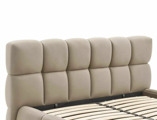 Ліжко PARMA VELVET Signal 140x200 Темний Беж фотографія