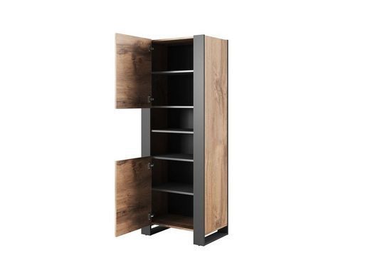 Витрина WOOD Cama Дуб Вотан / Антрацит фотография