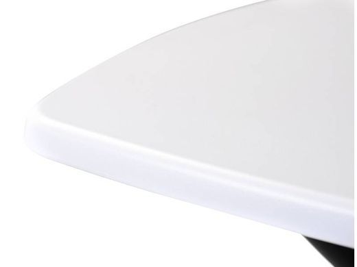 Стол обеденный TP-20 VETRO 80x80 Белый / Черный фотография