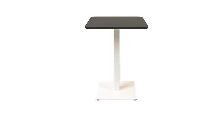 Стіл TETRA LIGHT Lovko 70x70 Чорний/Білий фотографія