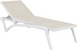 Комплект із 2 шезлонгів Onto Siesta Pacific + Стіл Siesta Ocean Side Table - White Taupe