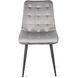 Стул бархатный MEBEL ELITE GOMEZ Velvet, Серый
