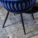 Стілець оксамитовий MEBEL ELITE EMPOLI Velvet Темно-синій