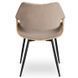 Стілець оксамитовий MEBEL ELITE DAKOTA Velvet, Дуб золотий / Беж
