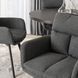 Стул поворотный MEBEL ELITE CORTADO Velvet Темно-Серый