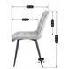 Стул бархатный MEBEL ELITE GOMEZ Velvet, Серый