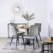 Стул бархатный MEBEL ELITE GOMEZ Velvet, Серый