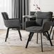 Стул поворотный MEBEL ELITE CORTADO Velvet Темно-Серый