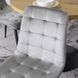 Стул бархатный MEBEL ELITE GOMEZ Velvet, Серый