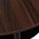Журнальний столик MEBEL ELITE PAULO MAX 80x80 Горіх/чорний