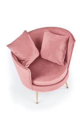 Кресло ALMOND Velvet Halmar Розовый фотография