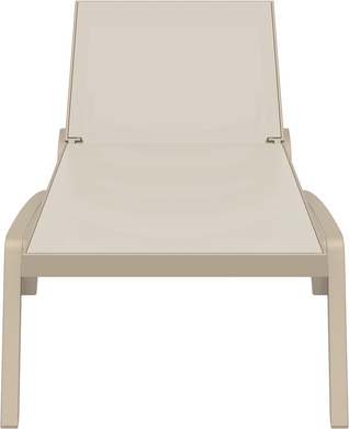 Комплект із 2 шезлонгів Onto Siesta Pacific + Стіл Siesta Ocean Side Table - Taupe