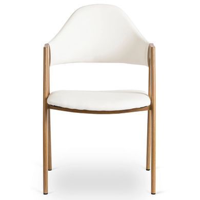 Стілець MEBEL ELITE WILLY екошкіра Білий фотографія