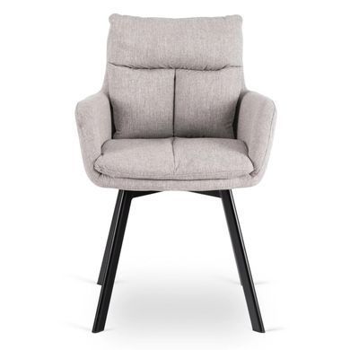 Стілець поворотний MEBEL ELITE CORTADO Velvet Сірий фотографія