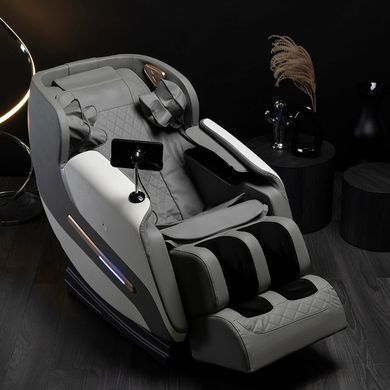 Массажное креслоMEBEL ELITE VX MAX экокожа Серый фотография