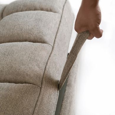 Кресло раскладное MEBEL ELITE CORRA Бежевый фотография