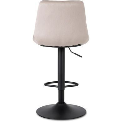 Барный стул бархатный MEBEL ELITE ARCOS 2 Velvet бежевый фотография