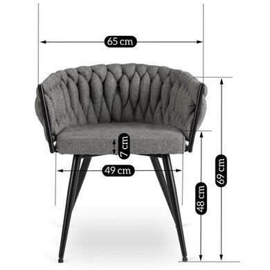 Стул MEBEL ELITE EMPOLI Серый фотография