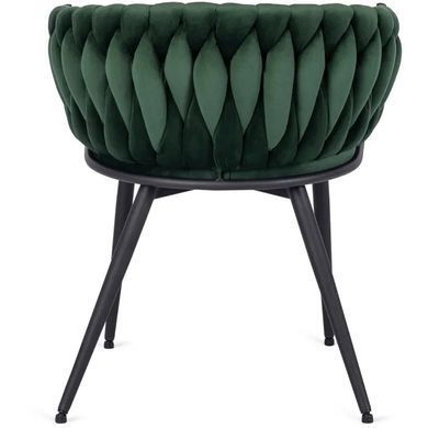 Стул бархатный MEBEL ELITE EMPOLI Velvet Зеленый фотография