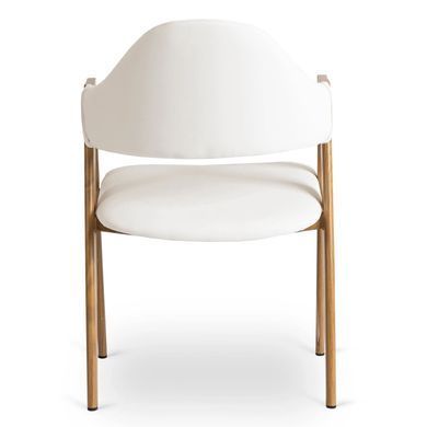 Стілець MEBEL ELITE WILLY екошкіра Білий фотографія
