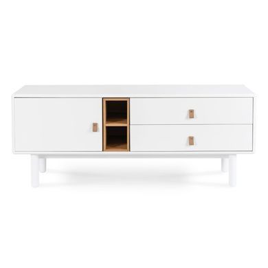 ТВ Тумба MEBEL ELITE ARTI 140 Белый фотография