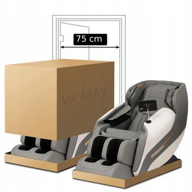 Массажное креслоMEBEL ELITE VX MAX экокожа Серый фотография