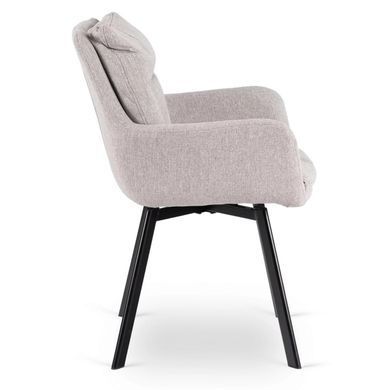 Стілець поворотний MEBEL ELITE CORTADO Velvet Сірий фотографія