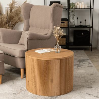 Журнальный столик CLOVER MEBEL ELITE 60x60 Дуб фотография