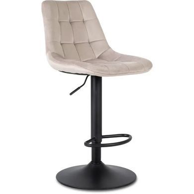 Барный стул бархатный MEBEL ELITE ARCOS 2 Velvet бежевый фотография