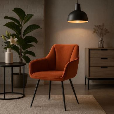 Стул MEBEL ELITE NAWARA Рыжий Букле фотография
