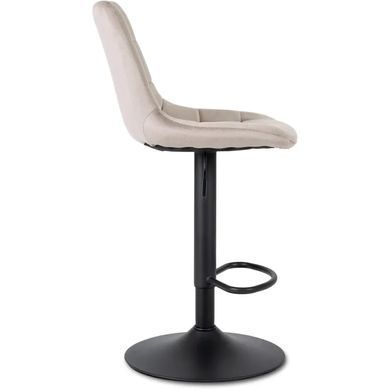 Барный стул бархатный MEBEL ELITE ARCOS 2 Velvet бежевый фотография
