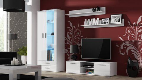 Стінка SOHO 11 Cama Білий Мат / Білий Глянець фотографія