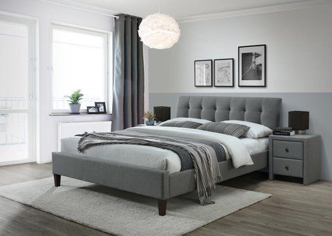 Кровать SAMARA 2 Halmar 160х200 Серый фотография
