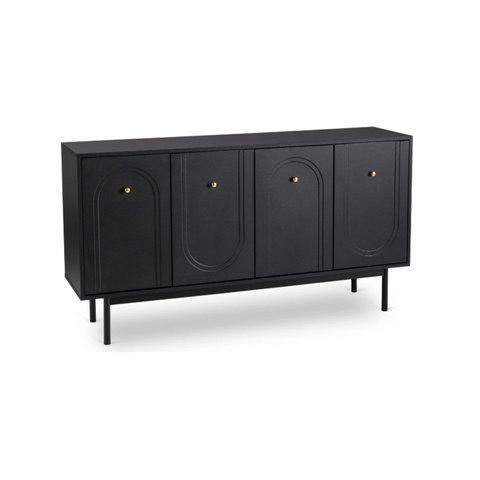 Комод MEBEL ELITEM MARLEN 155 Чорний фотографія