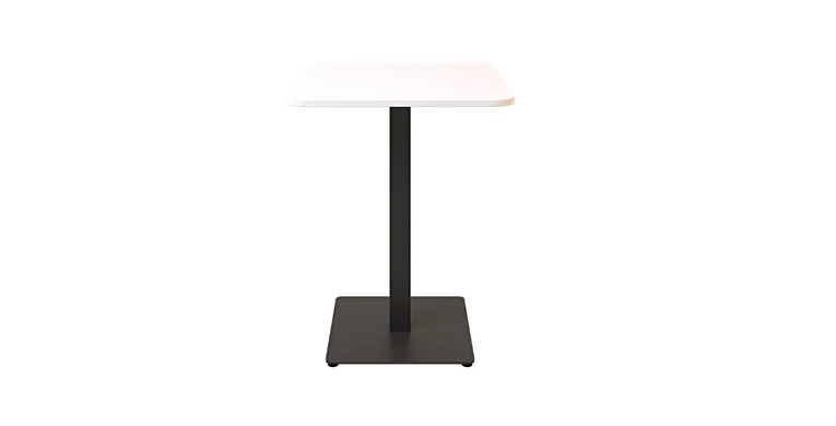 Стіл TETRA LIGHT Lovko 70x70 Білий/Чорний фотографія