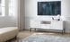 Тумба под телевизор Perfect Home Новая/Nova 1-дверная с 2 ящиками и черными ножками RTV154 Белый