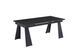 Стіл розкладний ARNOLD CERAMIC Intarsio 160(220)*90 Wic dark grey Мат Чорний