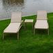 Комплект із 2 шезлонгів Onto Siesta Pacific + Стіл Siesta Ocean Side Table - Taupe