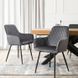 Стул бархатный MEBEL ELITE BRESSO Velvet Серый