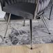 Стілець оксамитовий MEBEL ELITE SIENA Velvet Сірий / хром