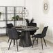 Стіл круглий MEBEL ELITE EMILI 120 см Чорний