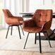 Стілець поворотний оксамитовий MEBEL ELITE LUNA Velvet Рудий