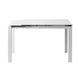Стіл Обідній BRIGHT PURE WHITE Concepto 102/142x70 Кераміка Білий
