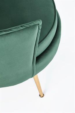 Крісло ALMOND Velvet Halmar Зелений фотографія