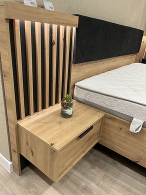 Тумбы прикроватные Perfect Home Талли / Tally с 2 ящиками 1S/51 Дуб артизан/антрацит фотография