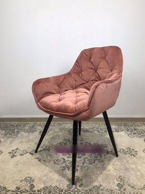 Крісло CHERRY Velvet Signal Антична Троянда фотографія