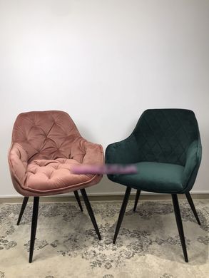 Крісло CHERRY Velvet Signal Антична Троянда фотографія