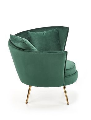 Крісло ALMOND Velvet Halmar Зелений фотографія
